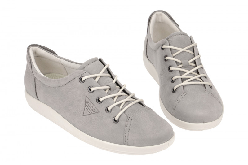 Ecco Soft 2 Schuhe grau Damen Sneaker 206503