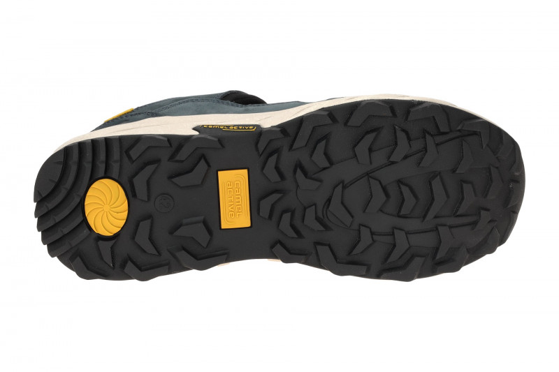 camel active Cross Country Sommer Schuhe blau gelocht 54CCA03