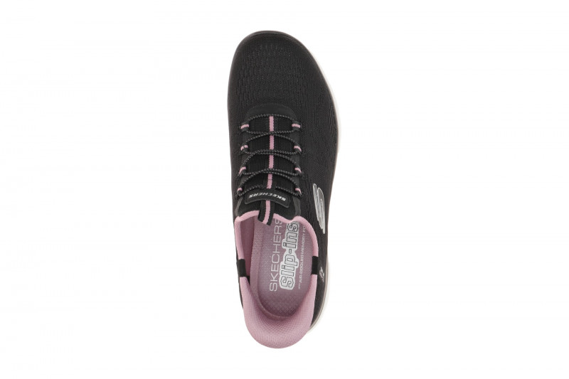 Skechers Summits Schuhe schwarz rosa SLIP-INS 150284