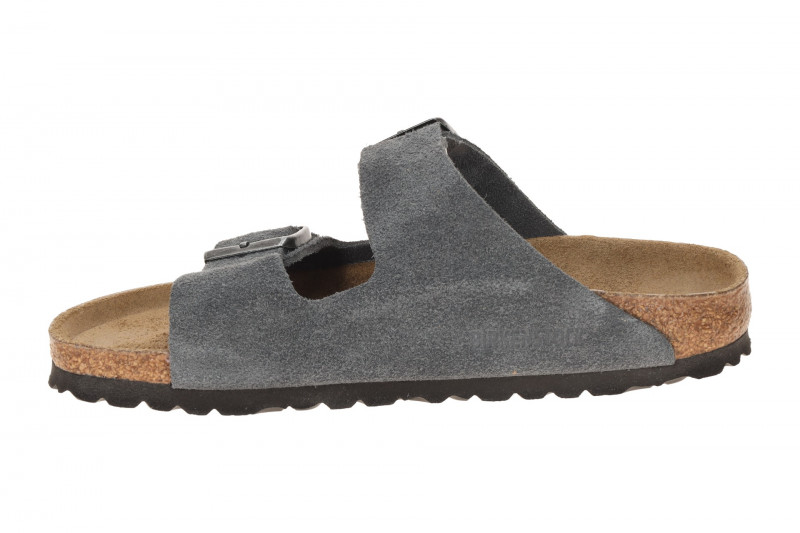 Birkenstock Arizona BS Pantolette dunkelgrau SCHMAL 1031625