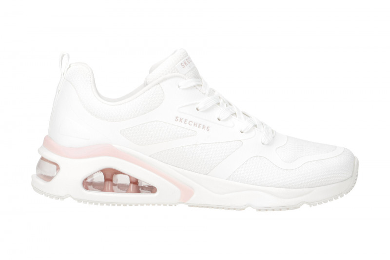 Skechers UNO Schuhe weiß rosa Damen Sneakers 177420