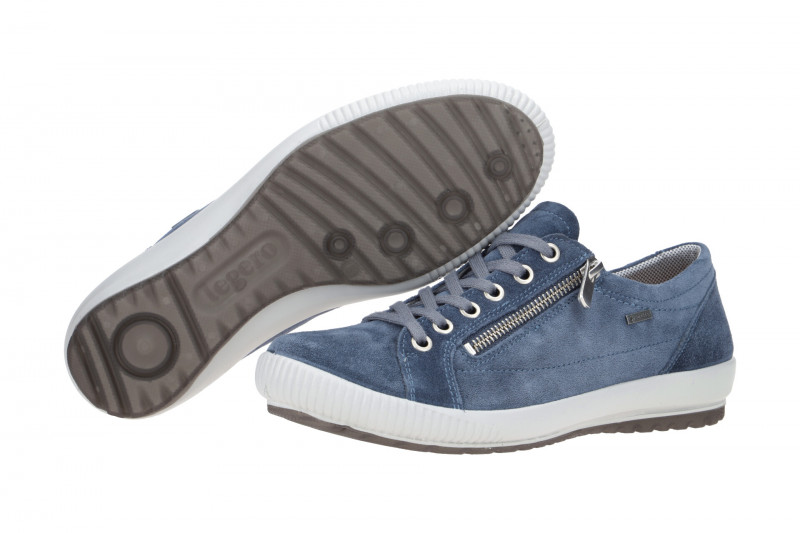 Legero Tanaro Schuhe blau Velour GORE-TEX 616