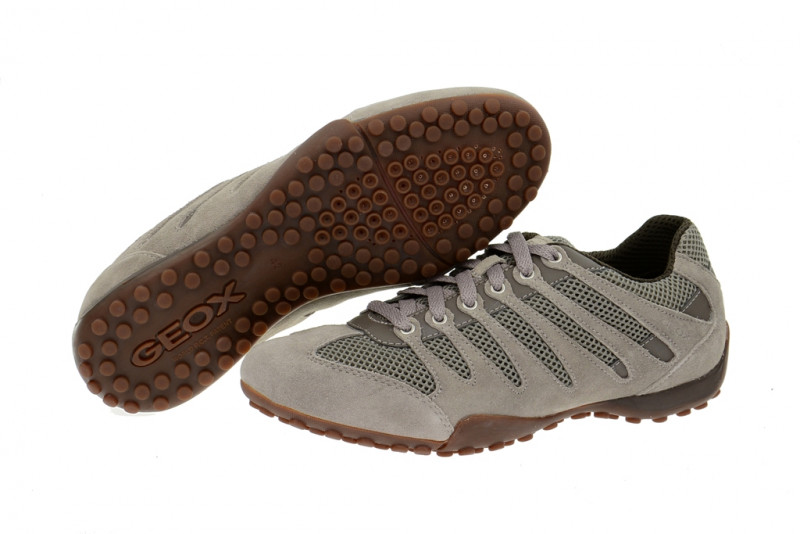 Geox Snake Schuhe taupe grau - U4207B