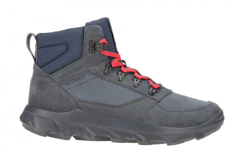 Ecco MX Stiefel Boots grau Herren Mid-Sneakers Waterproof