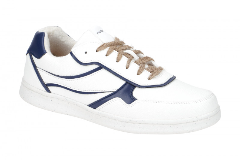Geox Warrens Schuhe Sneaker weiß blau U260LA