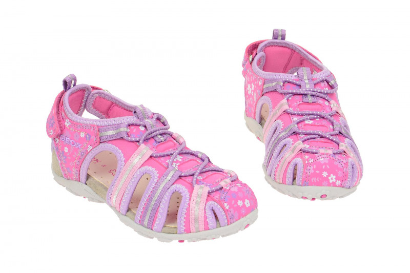 Geox Respira S.Roxanne Mädchen Sandaletten in pink lila