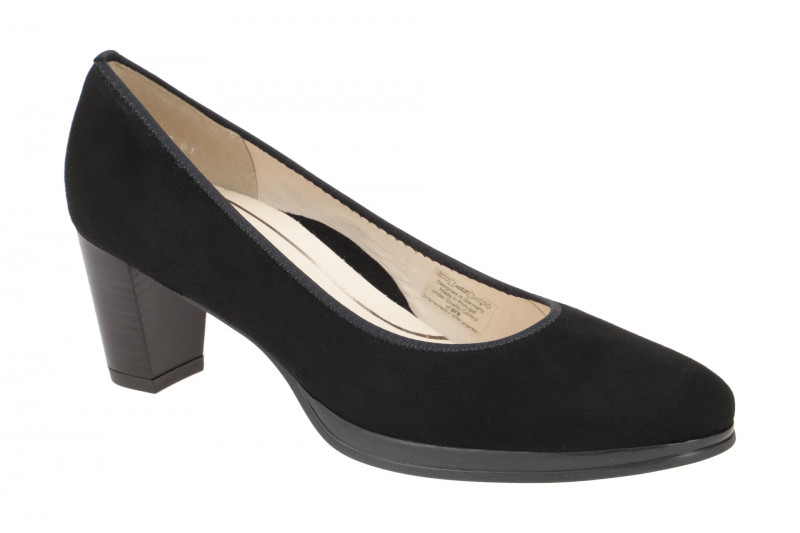 ARA Orly Damen Pumps schwarz Samtvelour 12-13436
