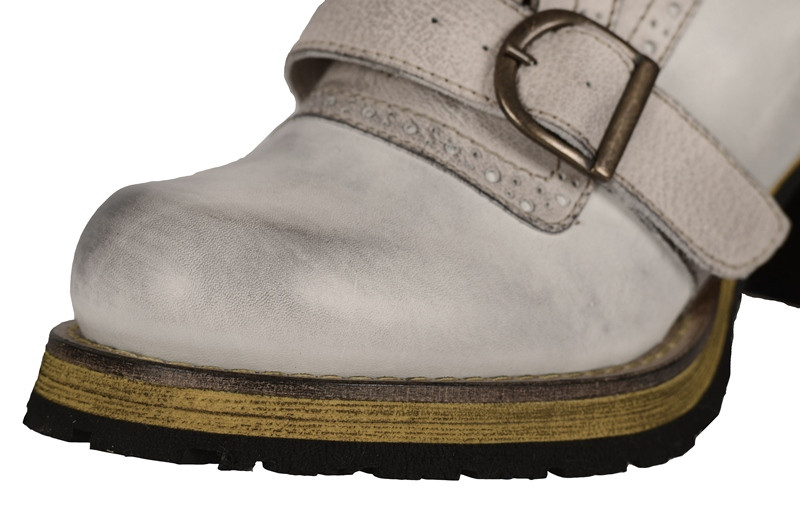 Eject Folka Stiefelette in weiß E-14856