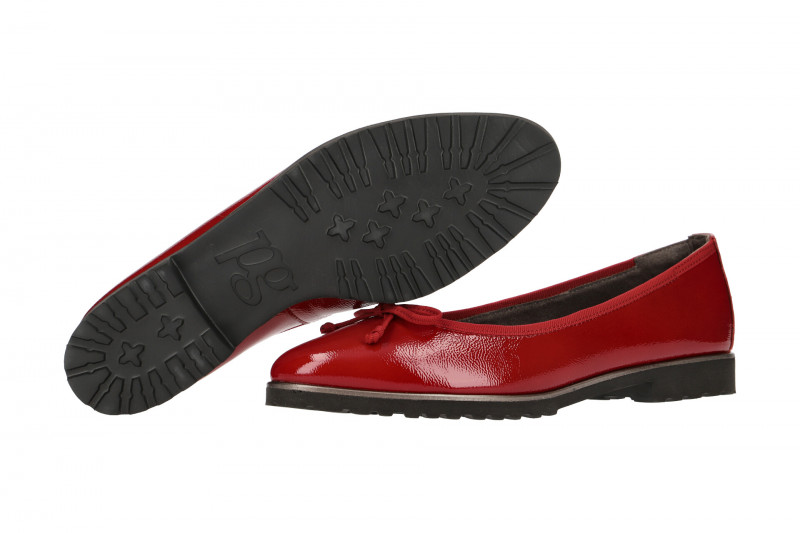 Paul Green Ballerinas rot Lack 2698