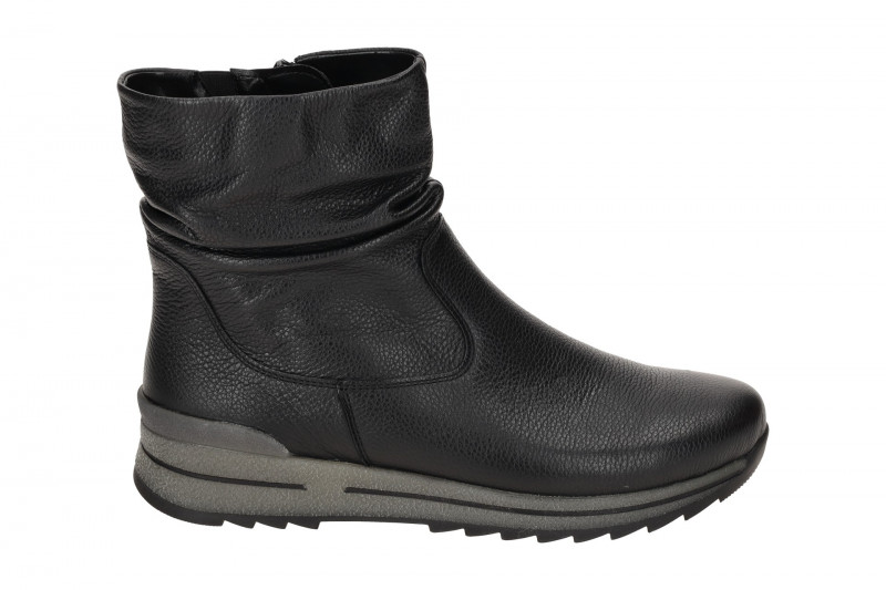 ARA Osaka Schlupf Stiefelette schwarz H-Weite 12-24593