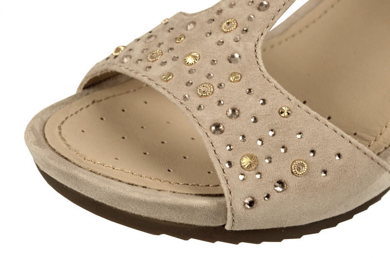 Geox Rorie Keil Sandale beige