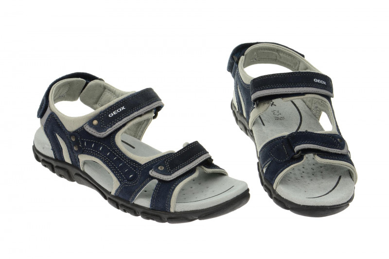 Geox Sandale Strada blau grau U5224A