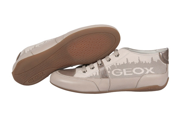 Geox Moena Schuhe beige weiß