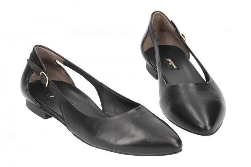 Paul Green Ballerinas Slipper schwarz 3254