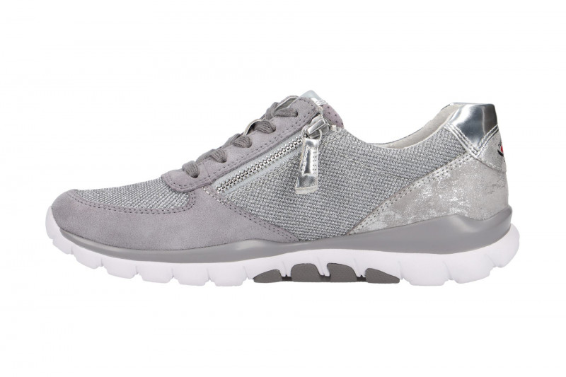 Gabor RollingSoft Schuhe grau silber 26.968.15