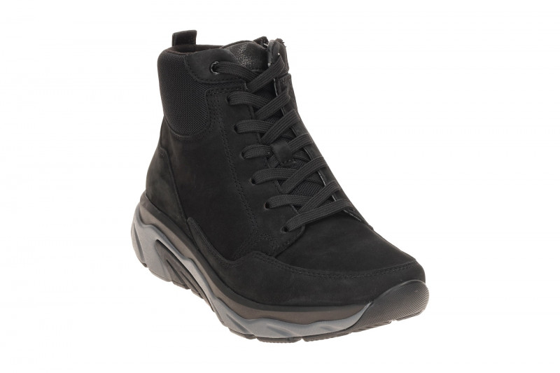Gabor RollingSoft Stiefelette schwarz Nubuck Mesh 76.835.47
