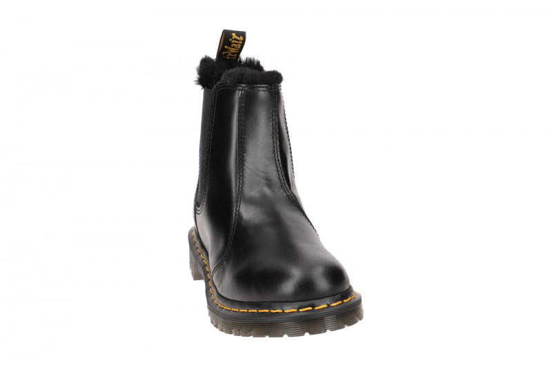 Dr Martens 2976 Leonore Stiefelette Chelsea-Boot grau Warmfutter