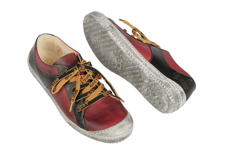 Eject Dass Schuhe rot schwarz 14005/1