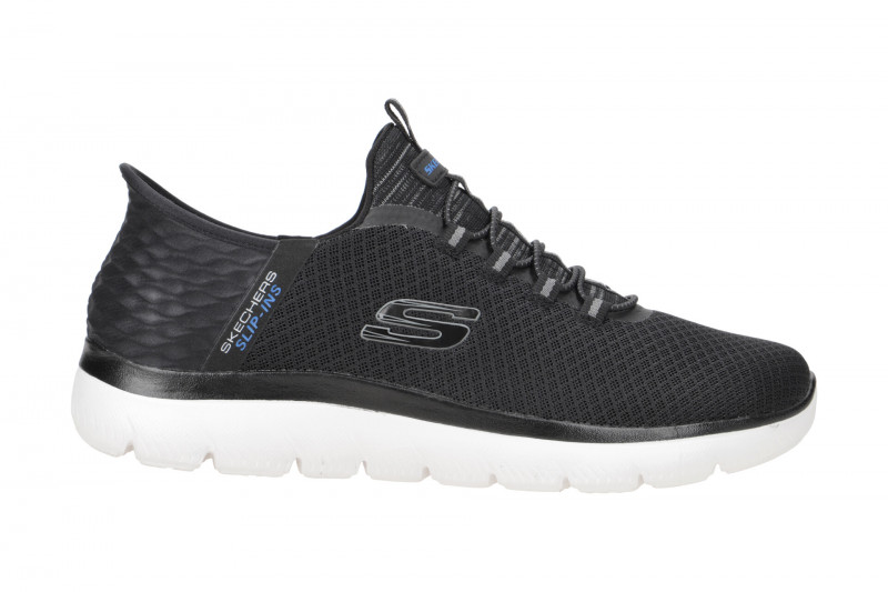 Skechers Summits Schuhe schwarz weiß SLIP-INS 232457