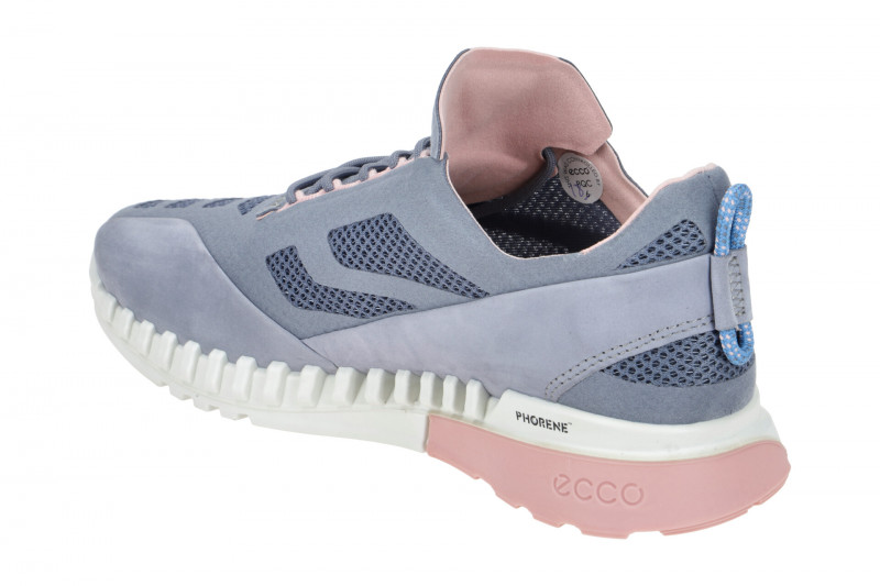 Ecco Zipflex Schuhe blau misty Damen Sneaker 834803