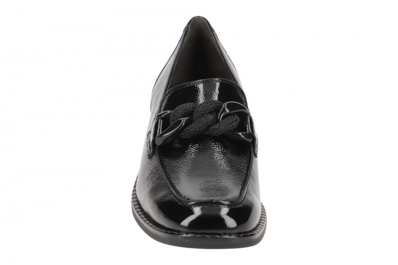 Paul Green Schuhe Slipper schwarz Lack 1048