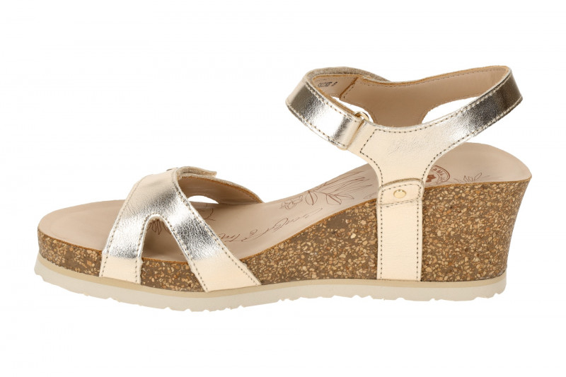 Panama Jack Julia Shine B3 Keil Sandale gold metallic