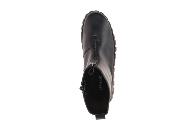 Gabor Plateau Stiefel dunkelblau Front Zip 8016.04.006