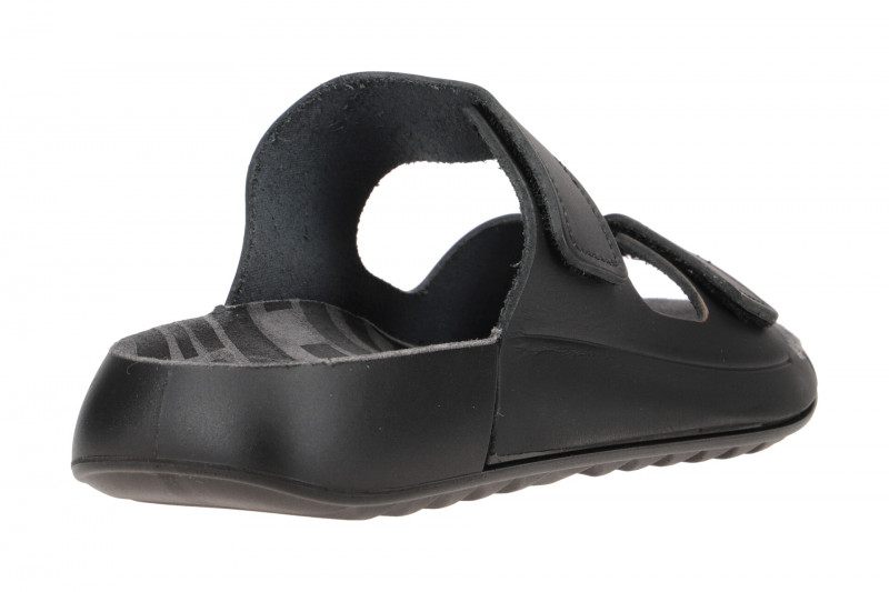 Ecco Cozmo Pantolette schwarz 2fach Klett 206823
