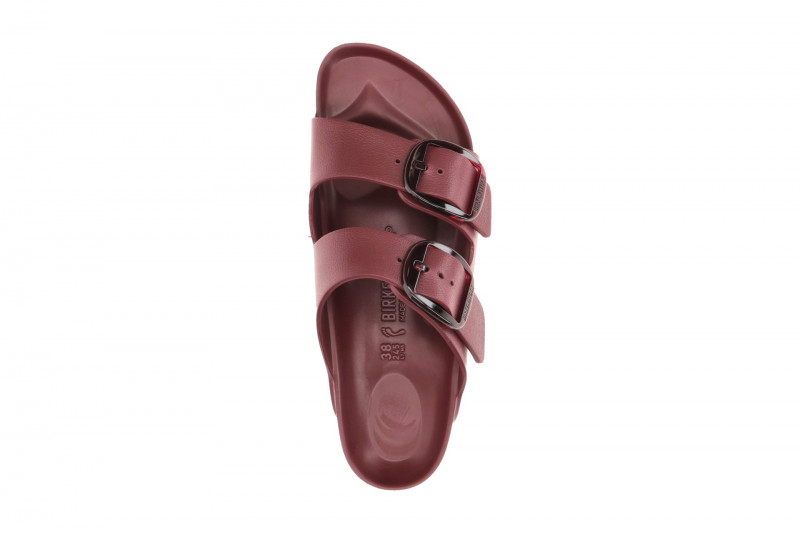 Birkenstock Arizona Big Buckle Pantolette rot SCHMAL EVA
