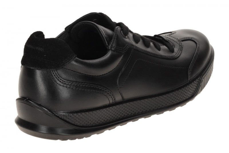 Ecco Byway Schuhe schwarz uni Glattleder 501684