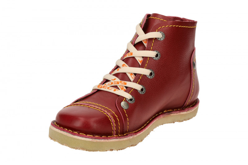 Eject Sony1Deal Stiefelette Boots rot Glattleder 9598