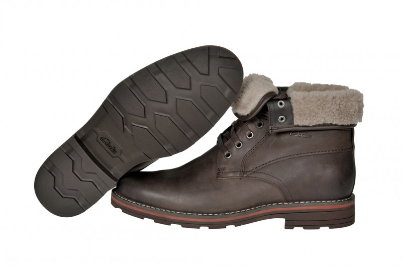 Clarks Naylor Top Stiefelette in dunkelbraun 20356530