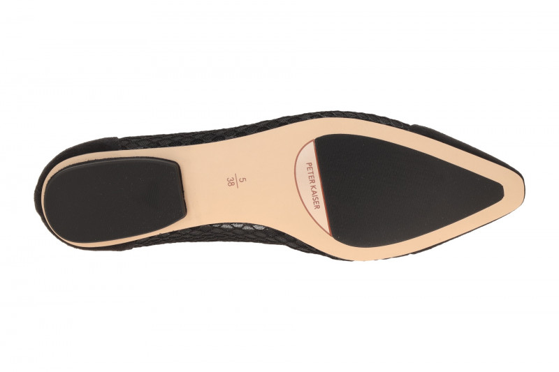 Peter Kaiser Ballerina schwarz Netz 72119