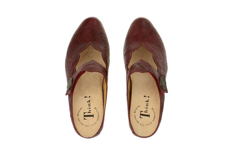 Think Aida Clogs Pantolette rot 2-82256-72