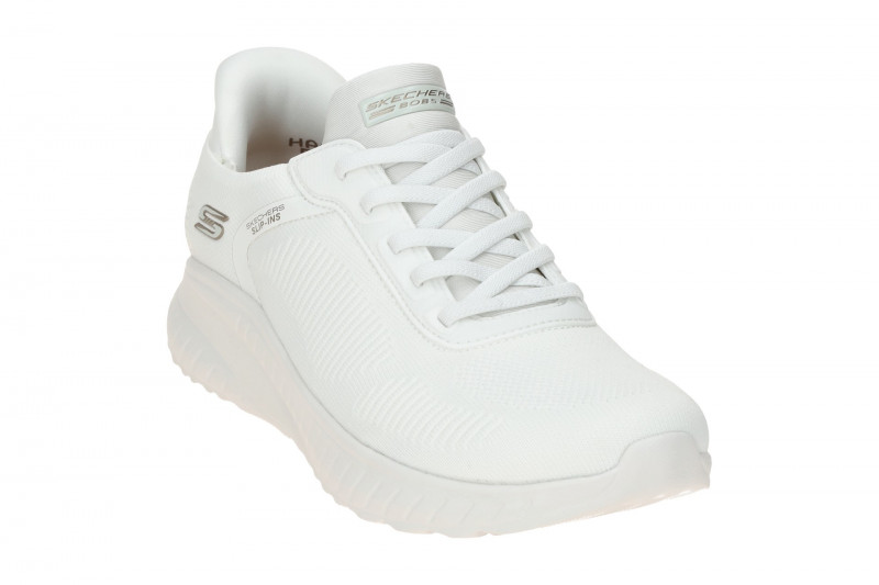 Skechers Bobs Squad Chaos Schuhe weiß SLIP-INS 117497