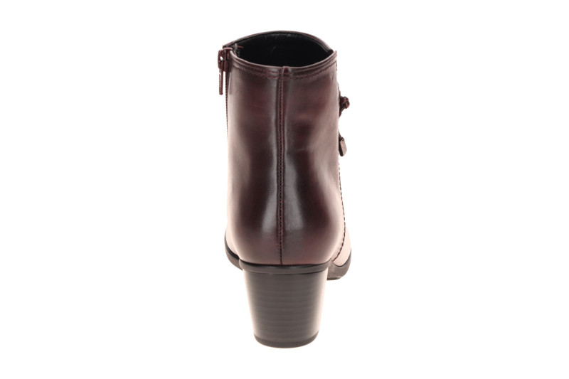 Gabor Stiefelette rot bordo Glattleder Lederband 8029.01.003