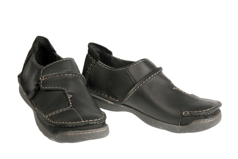 Clarks Mantal Back Schuhe schwarz Slipper
