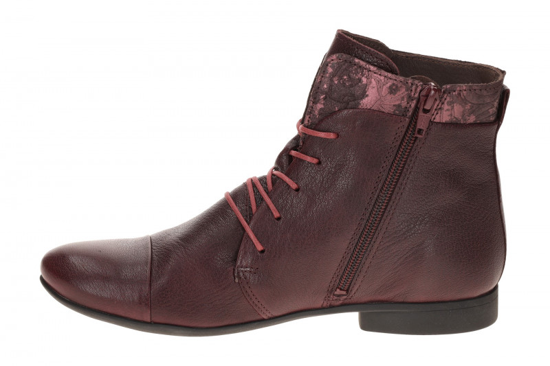 Think Guad 2 Schnür Stiefelette dunkelrot 1207