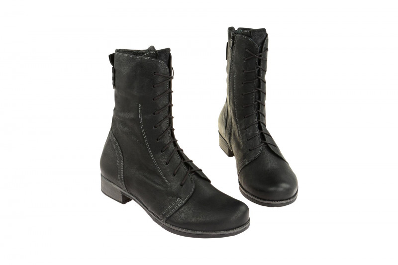 Think Denk Stiefel schwarz soft-capra 1-81023-09