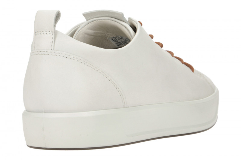 Ecco Soft 8 Schuhe weiß Herren Sneakers