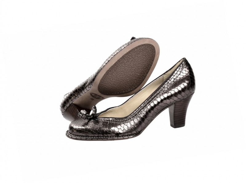 Clarks Bombay Lights Pumps in metallic grau 20355380