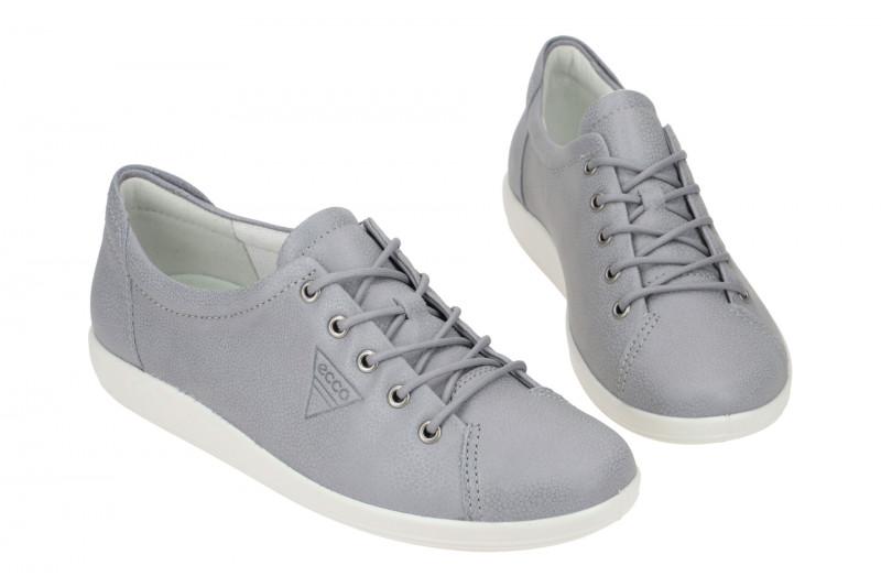 Ecco Soft 2 Schuhe grau blau 206503