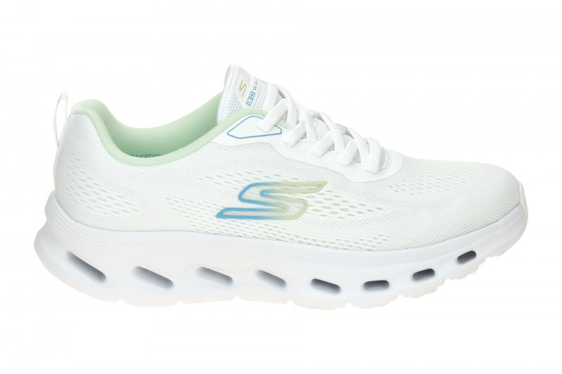 Skechers Go Walk Gliede Step Schuhe weiß grün 125145