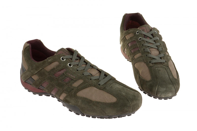 Geox Snake Schuhe braun rot U4207K