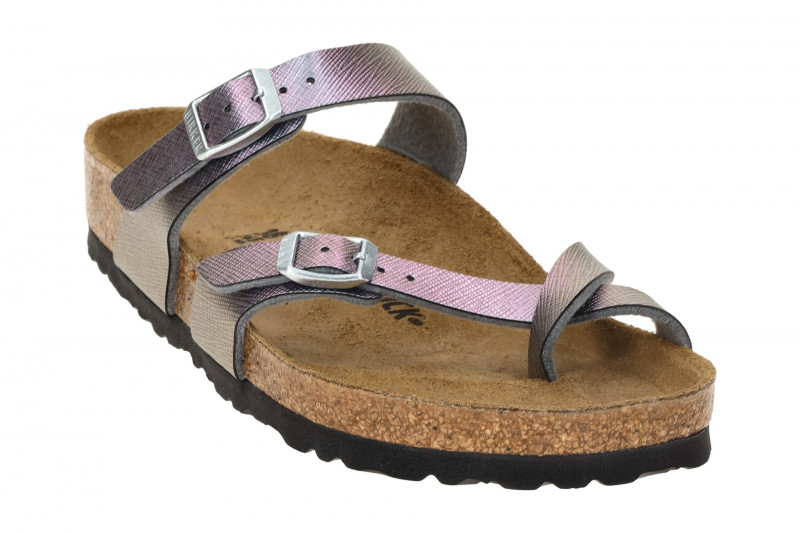 Birkenstock Mayari Pantolette lila irisierend Normal-Weit 1029285