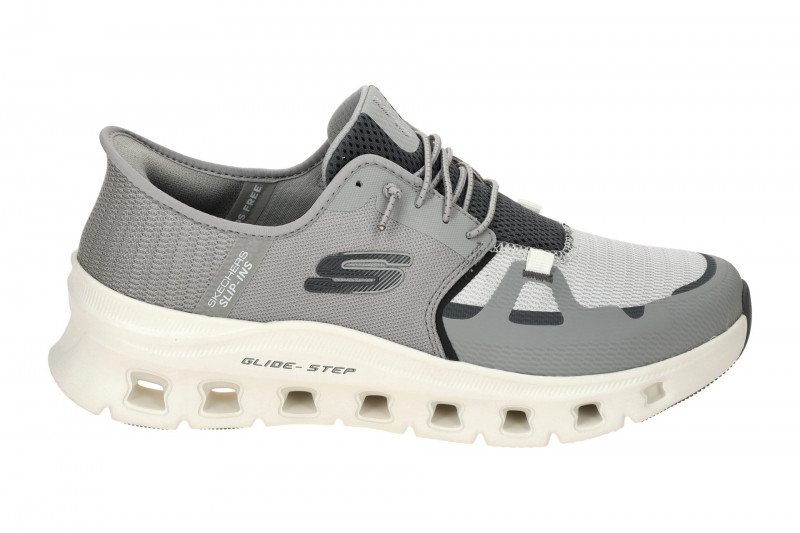 Skechers Glide Step Schuhe grau Herren SLIP-INS 232930