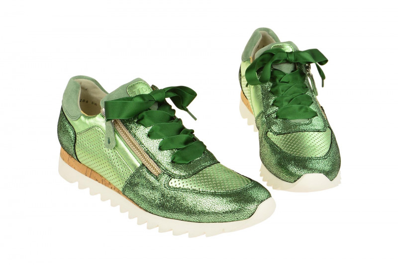 Paul Green Schuhe Sneakers grün metallic 4650