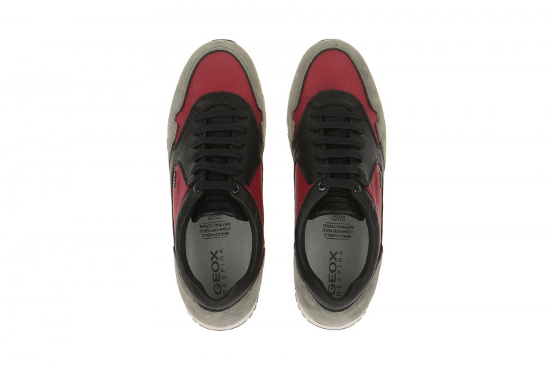 Geox Emildon Schuhe schwarz rot grau U641RB