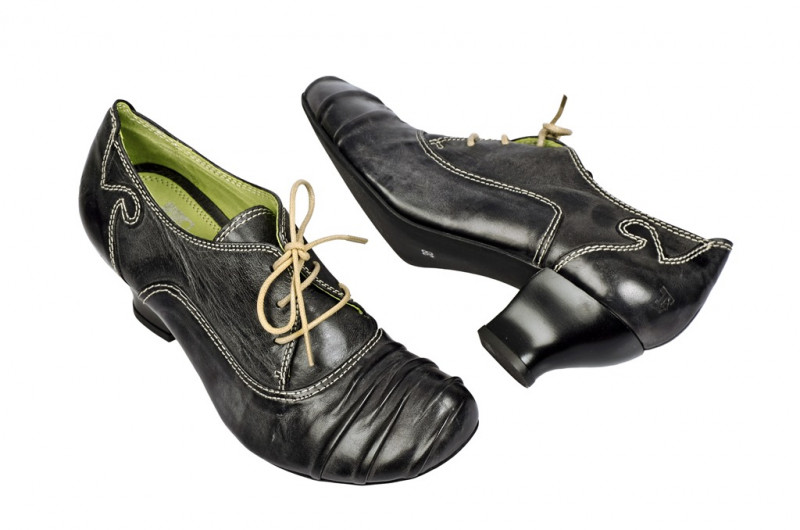 Tiggers Ginger 101 Schnür- Pumps in schwarz TU131-Ginger 101