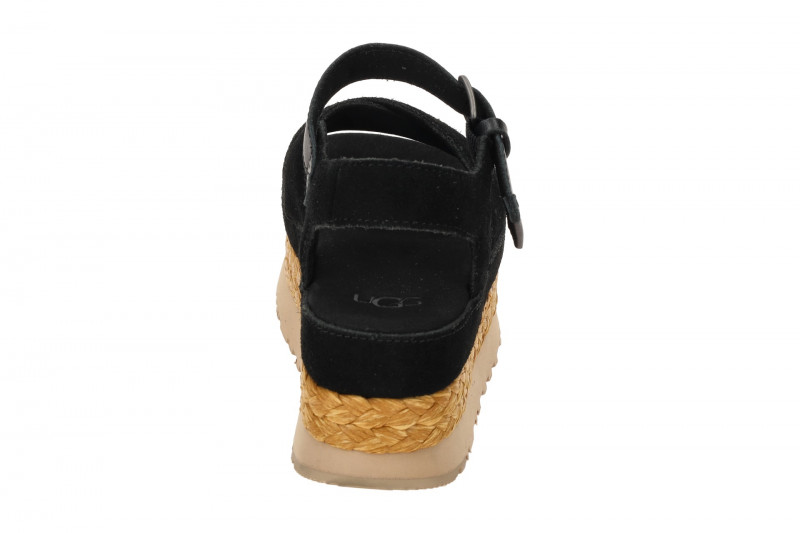UGG Aubrey Ankle Strap Plateau Sandale schwarz 1167471